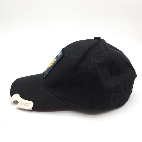 Wasatch Brewery Apricot Hefeweizen Beer Strapback‎ Hat Black Cap Bottle Opener - Picture 3 of 7